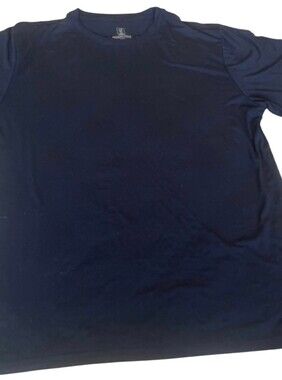 FSC Mens Size XL Bamboo Cool Black T-Shirt Very Soft Short Sleeve